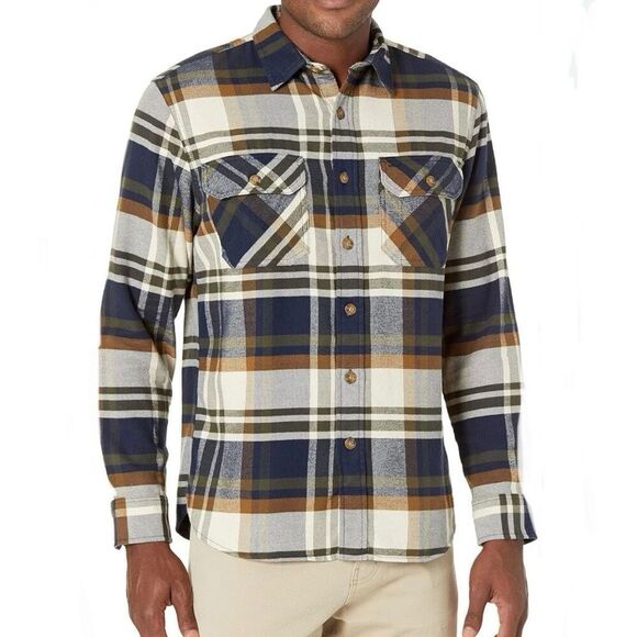 PENDLETON | Men's Long Sleeve Super Soft Burnside Flannel Shirt Button | Large - Picture 1 of 7